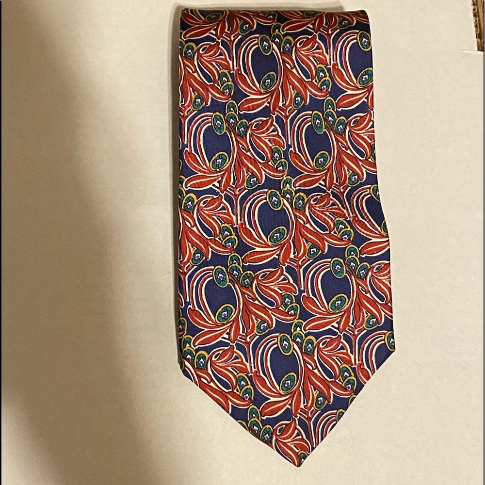 Christian‎ Dior Monsieur Silk Neck Tie Red Green
